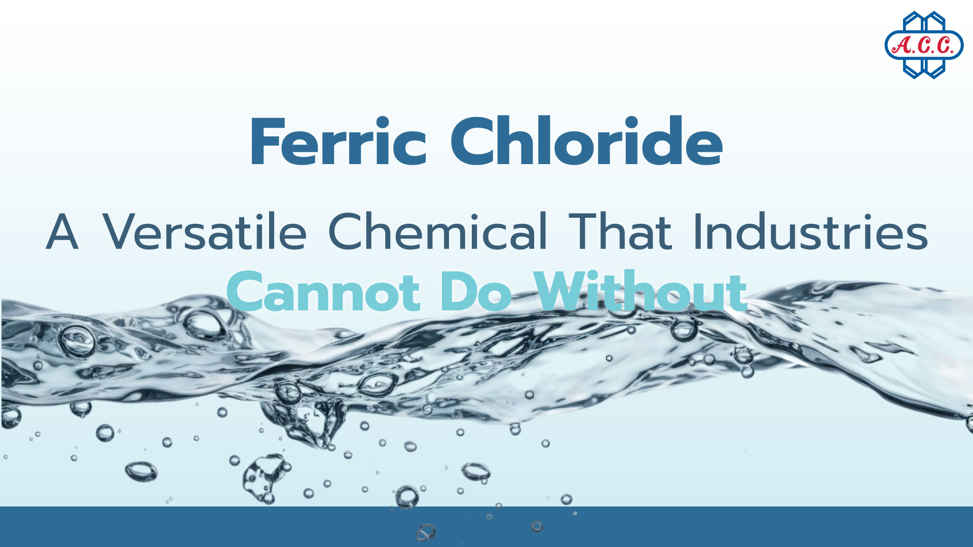 Ferric Chloride A Key Industrial Chemical